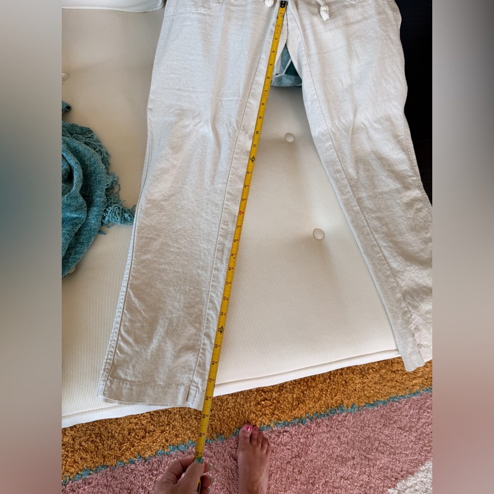 Roxy Linen Drawstring Pants - Picture 9 of 12